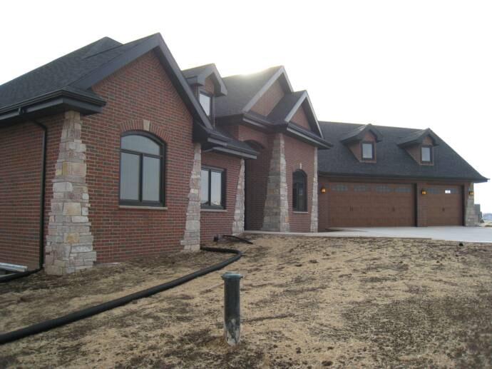Brick & Stone Ranch — Front, Wisconsin, 2023