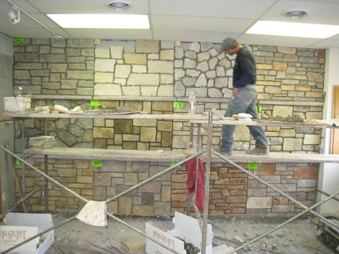 Natural Stone Installation, Wisconsin, 2022