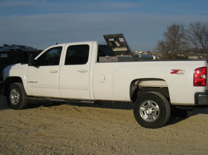 Neubauer Masonry Chevrolet 3500HD service truck
